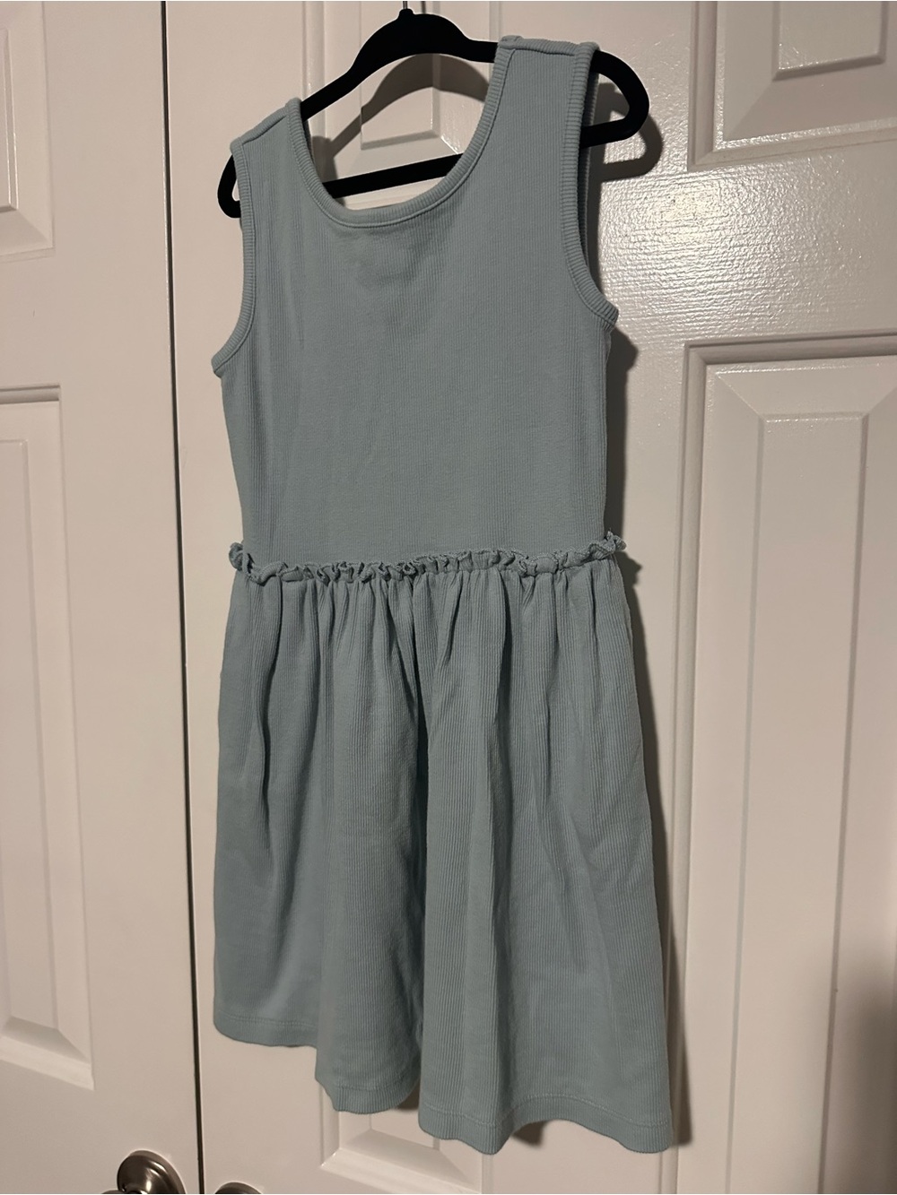 Carter's Sleeveless Light Blue Knit Waist Dress